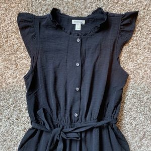 Monteau black jumpsuit